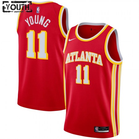NBA Børn Trøje Atlanta Hawks Trae Young 11 2020-21 Nike Icon Edition Swingman